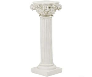 Colonne romaine en résine décorative dans la tradition européenne pour l'amélioration du jardin et de la terrasse, style d'intérieur et accessoire de séance photo (grande taille)
