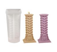 Colonne romaine Forme de silicone - Colonnes en marbre grec ancien forme fondante | Modèle européen rétro pour le chocolat, les bonbons et la décoration de gâteaux, Colonnes grecques Forme de silicone