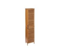 Colonne salle bain 2 portes bambou Sicela