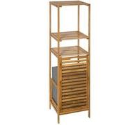 5five Étagère colonne avec panier à linge Mix N' Modul bambou