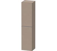 Colonne Salle de Bain Duravit D-Neo porte droite, poignée inox 1760mm Lin Mat DE1328R70750000