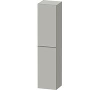 Colonne Salle de Bain Duravit D-Neo porte gauche, poignée inox 1760mm Gris béton mat DE1328L70070000