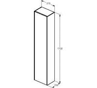 Colonne Salle de Bain Ideal Standard CONCA 370x250x1700mm Coucher De Soleil