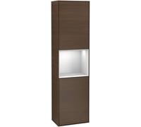 Colonne Salle de Bain Villeroy et Boch Finion 418x1516x270 mm Placage noyer F460MTGN