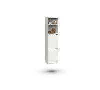 Colonne SDB coloris blanc - Hauteur 150 x Longueur 36 x Profondeur 30 cm - -