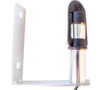 Colonne support de gyrophare Ama - Bipolaire galvanisée avec support AL, hauteur 102 mm et Ø 24 mm