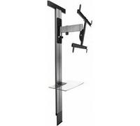 Colonne + support inclinable & orientable avec déport pour écrans de 40'' à 85'' Erard Exostand600 Noir Noir F