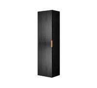 COLONNE suspendu de salle de bain FLOW NOIR 35 x 136 cm