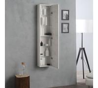 COLONNE SUSPENDUE 31 cm CHÊNE BLANC AVEC UNE PORTE SÉRIE 'FACILI' est