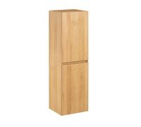 Colonne Suspendue de Salle de Bain BZR175-N SoBuy - 2 Portes - Couleur Bois - 35x30x120 cm