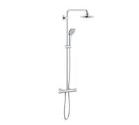 Colonne thermostatique EUPHORIA SYSTEM 180 GROHE 27296001 - tête Ø 18 cm + douchette 3 jets - chromé