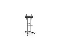 Colonne tv pro mobile vesa 600 pour ecran plat avec tablette Mediafix 118650