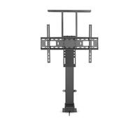 Support de télé motorisé - 37-80" - Poids d'écran Maximal Pris en Charge: 60 kg - Conception d'armoire intégrée - Gamme de Levage: 68-158 cm - Télécommandé - ABS/Acier - Noir