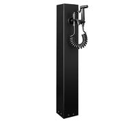 Colonnes d'arrosage de Jardin, Support Vertical pour Tuyau d'arrosage en Acier Inoxydable 304 avec Crochets, robinets décoratifs carrés pour Villas, Stations de Lavage et