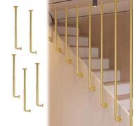 colonnes de balustres de tuyaux carrés métalliques Cloison de séparation d'entrée sur colonne, hauteur réglable, for chambre/porte/bureau/salle jeux for(5 pcs-G,50-90cm/1.7-2.9FT)