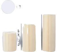 Colonnes de papier pliables, décoration élégante pour les fêtes, disponibles en différentes tailles ,H40 60 80