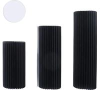 Colonnes de papier pliables, disponibles en différentes hauteurs, idéales pour les mariages et les événements ,noir 60 80 100