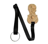 Colonnes de queue de violoncelle en bois massif à 3 trous - Fixation antidérapante - Ancrages au sol - Sangle réglable pour instrument