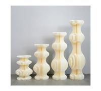 Colonnes Pliables en Papier pour Le Stand des gâte Centres de Table de Mariage, vases en Carton, Support, Table à Desserts for fête d'anniversaire, Pilier Romain(A-11.8in)