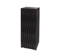 Colonnes Pliables en Papier pour Le Stand des gâte Colonnes à Plantes, Supports d'exposition, colonnes carrées décoratives, Tables(Black,11.8x11.8x27.5in)