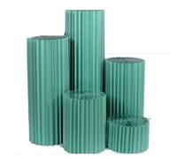 Colonnes Pliables en Papier pour Le Stand des gâte Lot de 5 piliers Romains cylindriques for Table(Green)