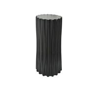 Colonnes Pliables en Papier pour Le Stand des gâte Socle cylindrique décoratif, socles d'exposition, piliers, Table à Dessert(Black,11.6x27.5in)