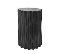 Colonnes Pliables en Papier pour Le Stand des gâte Socle cylindrique décoratif, socles d'exposition, piliers, Table à Dessert(Black,11.6x17.7in)