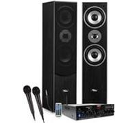 Colonnes Son HIFI/HOME-CINÉMA EVIDENCE ACOUSTICS EA700-BK - 1000W PMPO, Ampli stéréo 2x50W, USB Bluetooth, FM, 2 Micros karaoké