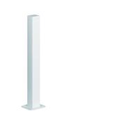 Colonnette officea h 650mm simple face alu anodisé RAL 9016 Pure - HAGER DAP456509016