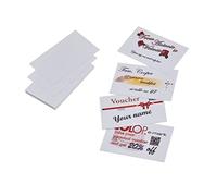 COLOP 039225 e-Mark Lot de 100 cartes en papier Blanc 85,5 x 54 mm