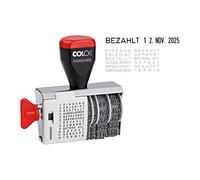 COLOP 04000/WD Tampon dateur avec date en bande de mots et 12 formules