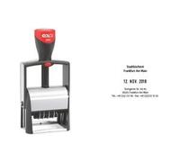 Colop 106691 Tampon dateur Classic 2660, de 6 lignes, configurable