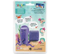 COLOP Cleany OCTO Tampon pour lavage des mains, set de tampons pour lavage des mains, motif pieuvre, avec coussin encreur et savon