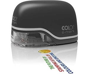 COLOP - COLOP e-mark 600 dpi Noir Portable Mobile Main Imprimante (600 mAh Li-Ion Batterie, USB/Wi-Fi) pour Multicolore Impression - 1 Pièce
