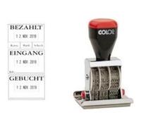 Colop datumstempel 04060 l2 bezahlt, mit textplatte - par 1 - dateur, colop 108669 G