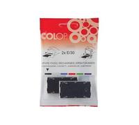Colop e 55 pack de 2 recharges pré encrée pour printer 55 noir 990089