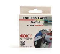 COLOP E-MARK- RUBAN TEXTILE THERMO-ADHÉSIF 15 MM X 8 M