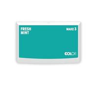 COLOP Encreur MAKE 3 Fresh Mint 90 x 160 mm - pour tampon manuel traditionnel et tampon créatif