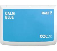 COLOP EnTampon encreur MAKE 2 Calm Blue 70 x 110 mm, pour tampon manuel traditionnel