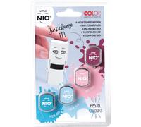 COLOP Glorex 6 2248 124 - Encreurs Little Nio, 4pcs Pastel, 20x25mm