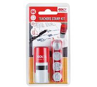 COLOP Kit scolaire - 4 motifs - 127936 - Set de tampons en caoutchouc - Uni - Sans plaque