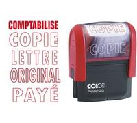 Colop Tampon encreur Printer 20 - Formule commerciale ''Lettre''
