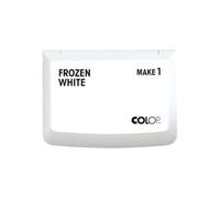 COLOP MAKE 1 tampon encreur, frozen white, 50 x 90 mm, pour tampon manuel traditionnel et tampon créatif