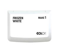 COLOP MAKE 1 tampon encreur, frozen white, 50 x 90 mm, pour tampon manuel traditionnel et tampon créatif