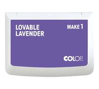 Colop Tampon encreur MAKE 1 Lovable Lavander 50 x 90 mm pour tampon manuel traditionnel et créatif