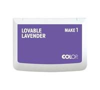 COLOP Tampon encreur MAKE 1 Lovable Lavande, 50 x 90 mm, pour tampon manuel traditionnel et tampon créatif