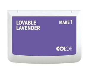 COLOP MAKE 1 tampon encreur Lovable Lavander, 50 x 90 mm, pour tampon manuel traditionnel et tampon créatif