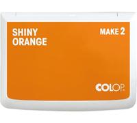 COLOP Make 2 Tampon encreur Shiny Orange, 70 x 110 mm Tampon encreur pour tampon manuel traditionnel