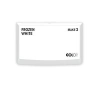 COLOP Make 3 Frozen White Tampon encreur 90 x 160 mm, pour tampon manuel traditionnel et tampon créatif