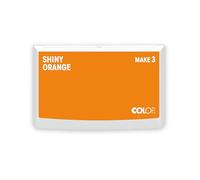 COLOP Make 3 Tampon encreur Shiny orange, 90 x 160 mm, pour tampon manuel traditionnel et tampon créatif